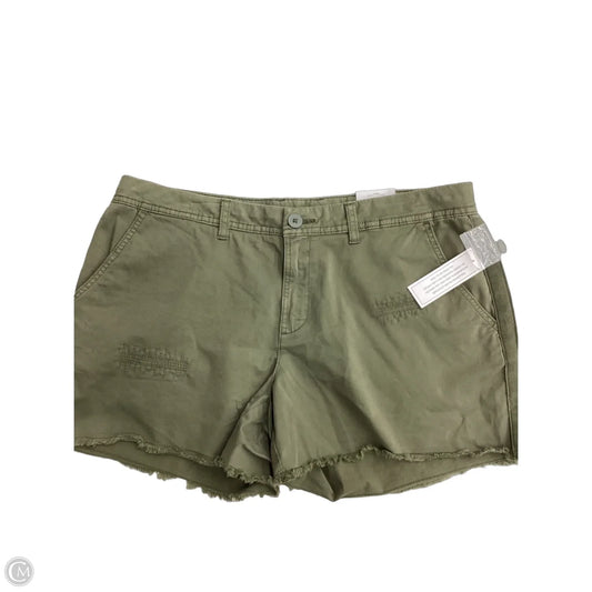 Shorts By Time And Tru In Green, Size: 16