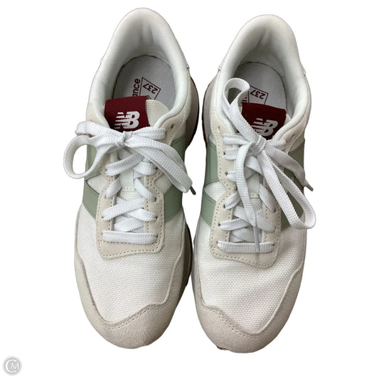 Shoes Athletic By New Balance In Cream & Green, Size: 8