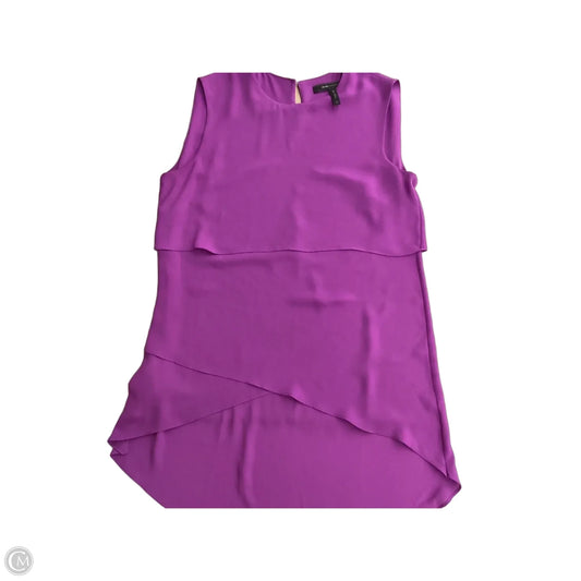 Blouse Sleeveless By Bcbgmaxazria In Purple, Size: Xs