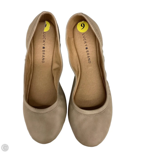 Shoes Flats By Lucky Brand In Beige, Size: 9