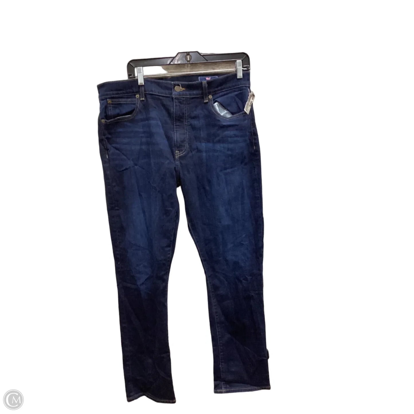 Jeans Straight By Vineyard Vines In Blue Denim, Size: 16