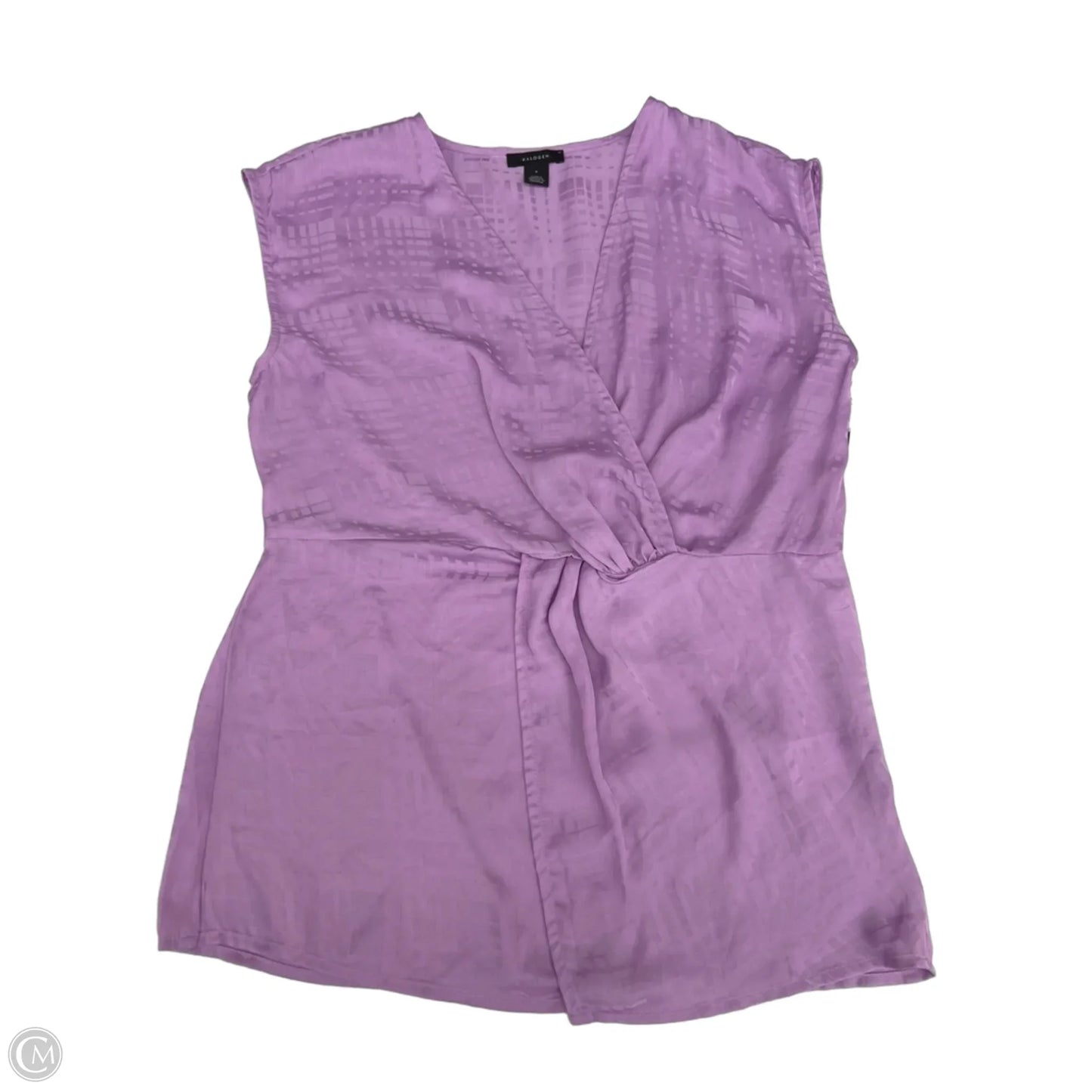 Blouse Sleeveless By Halogen In Purple, Size: S
