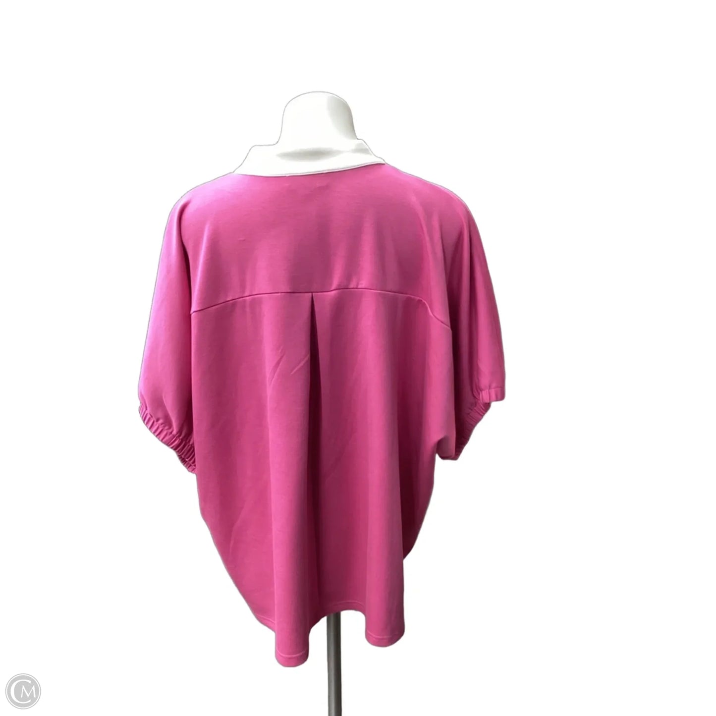 Top Short Sleeve By Entro In Pink, Size: 2x
