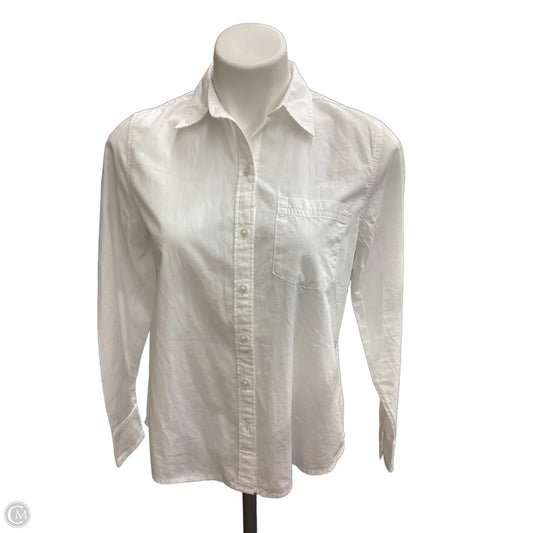 Top Long Sleeve By Old Navy In White, Size: Xs