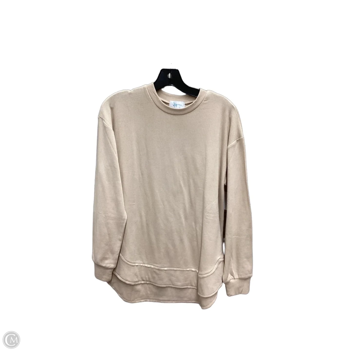 Top Long Sleeve By Clothes Mentor In Beige, Size: Xs