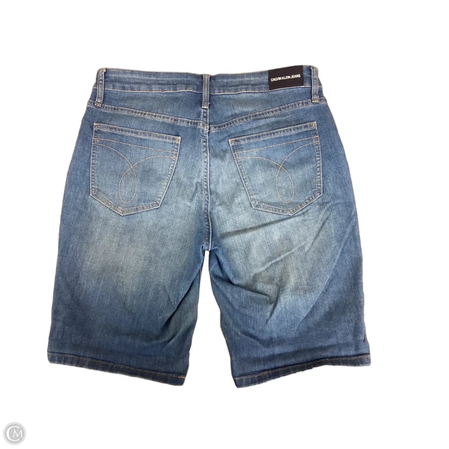Shorts By Calvin Klein In Blue Denim, Size: 10