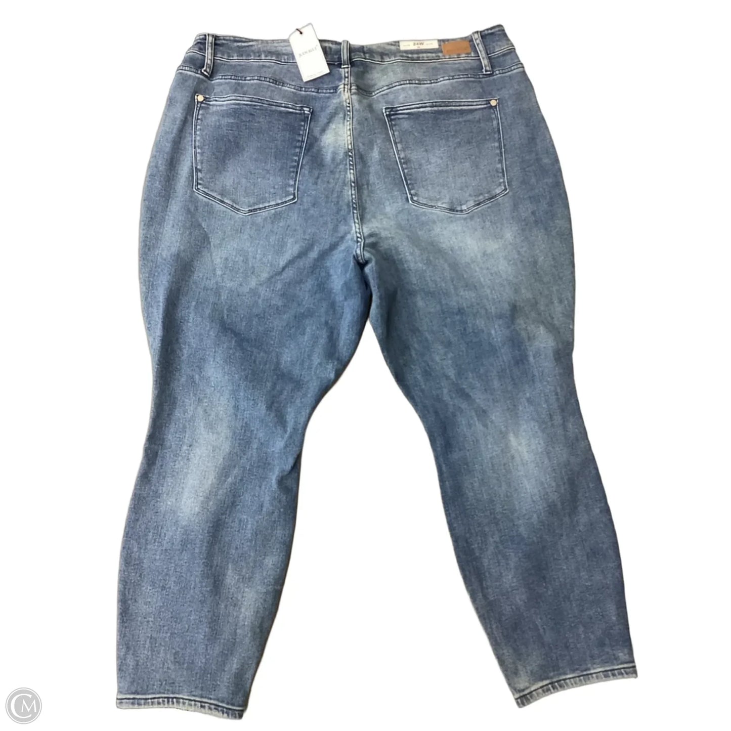 Jeans Boyfriend By Judy Blue In Blue Denim, Size: 24