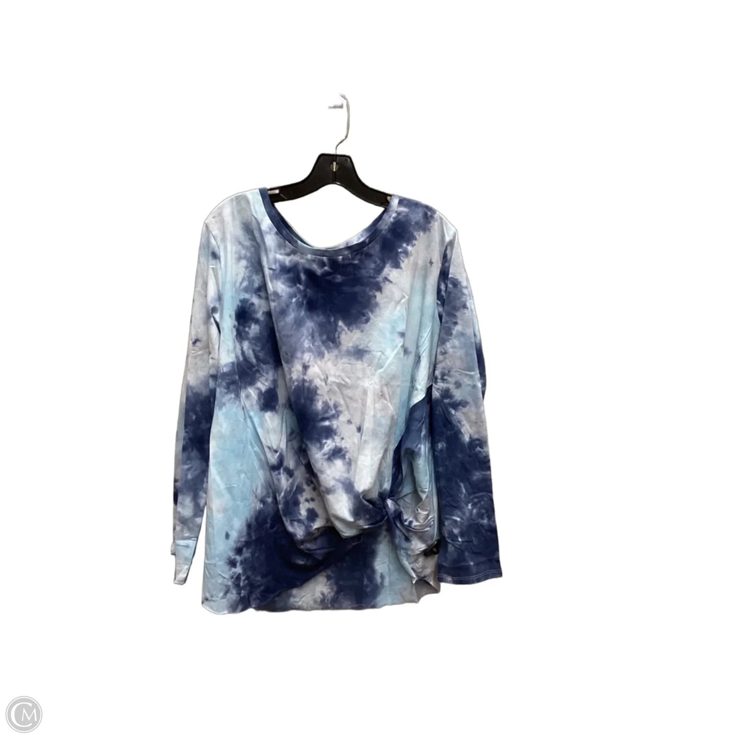 Top Long Sleeve By Umgee In Tie Dye Print, Size: L
