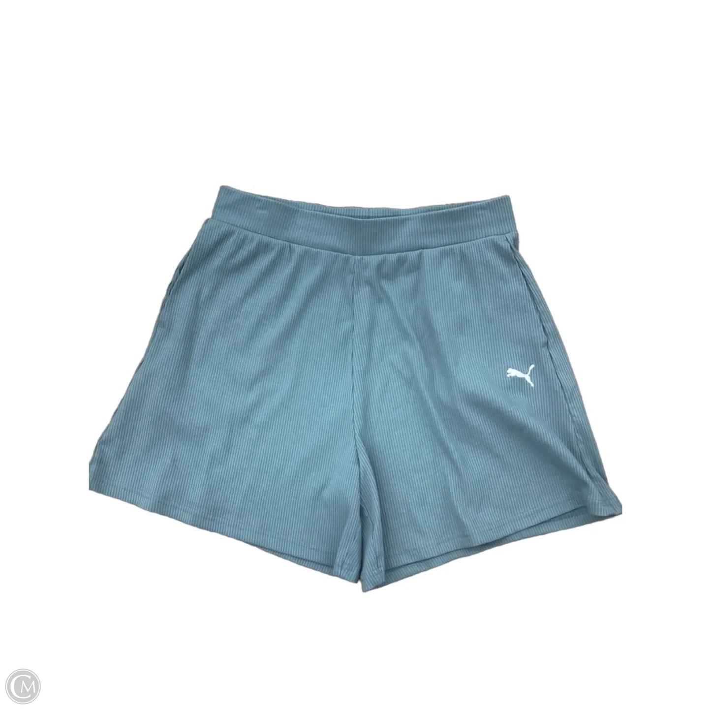 Athletic Shorts By Puma In Green, Size: M
