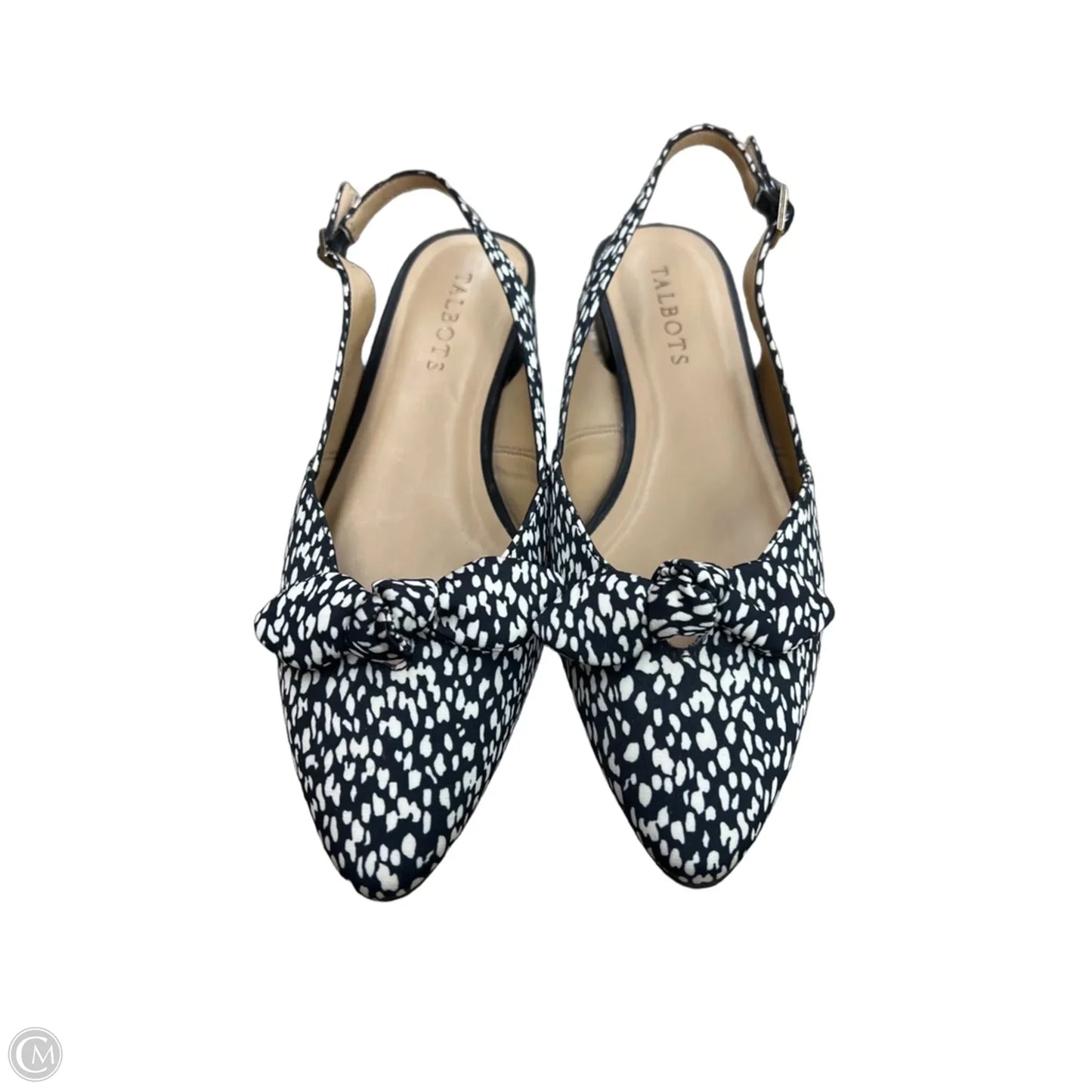 Shoes Flats By Talbots In Black & White, Size: 7
