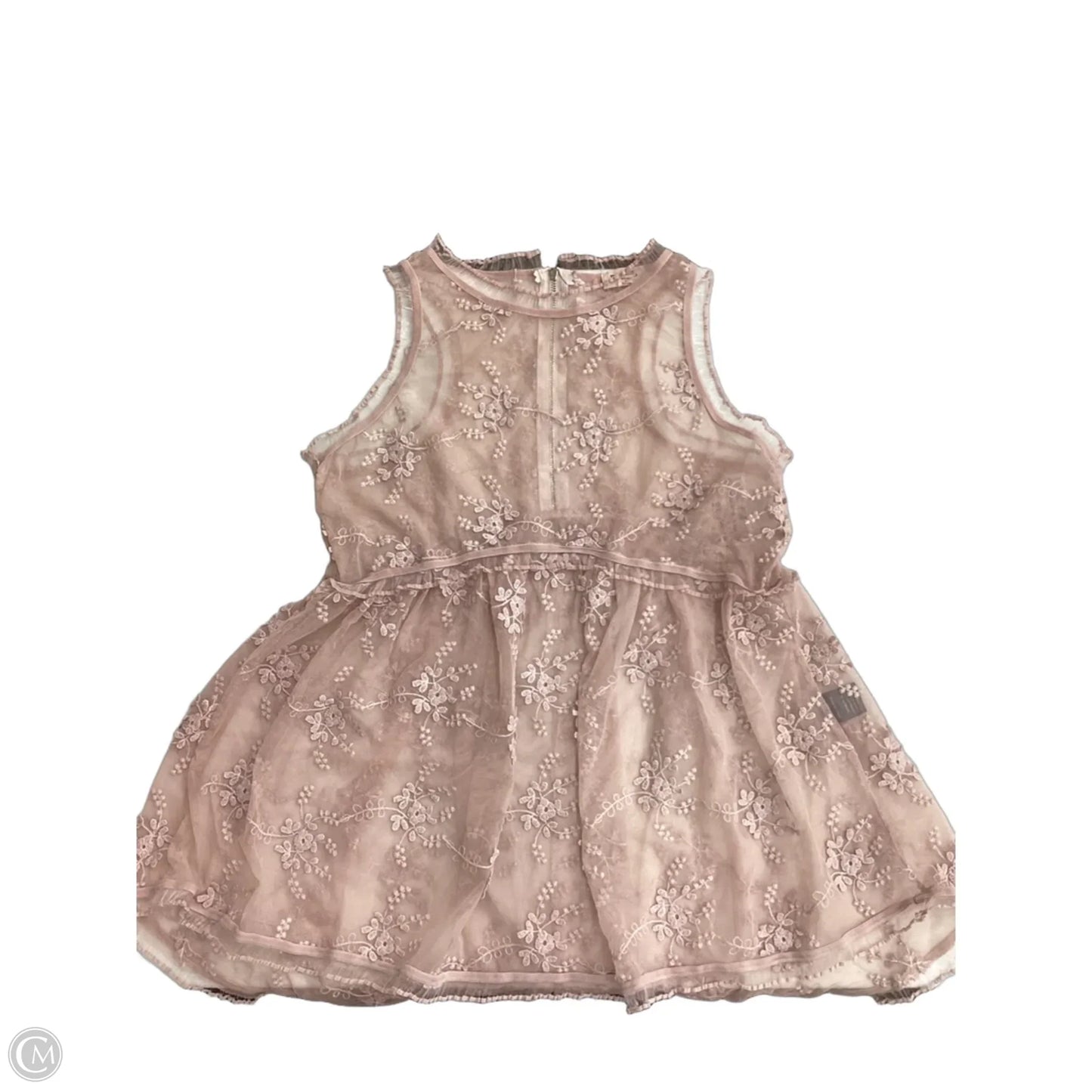 Top Sleeveless By Pol In Pink, Size: M