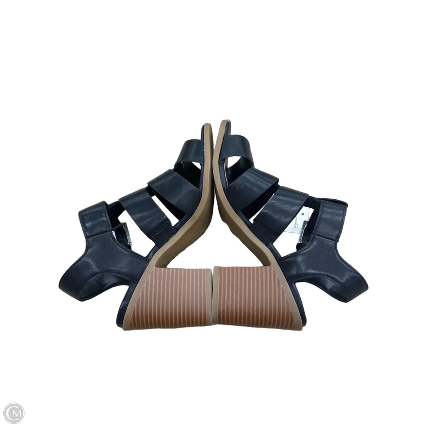 Sandals Heels Platform By Ana In Black, Size: 6.5