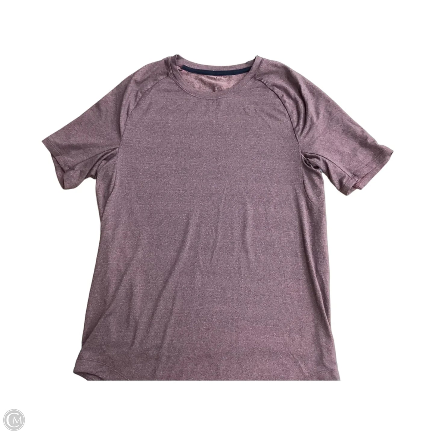 Athletic Top Short Sleeve By Lululemon In Brown, Size: L