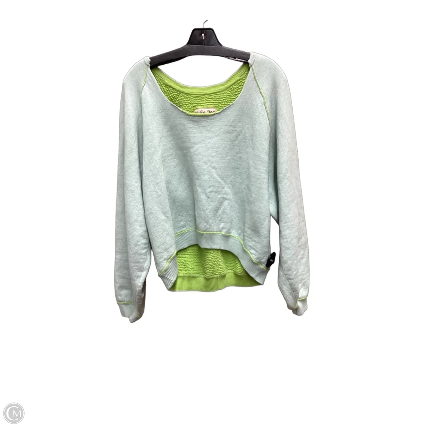 Sweatshirt Crewneck By We The Free In Green, Size: M