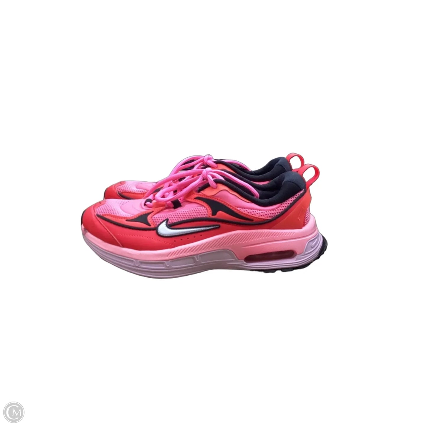 Shoes Athletic By Nike In Pink & Red, Size: 7.5
