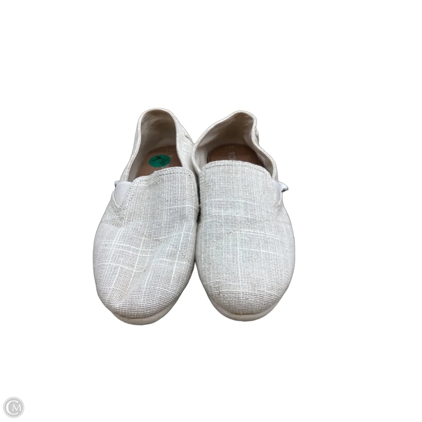 Shoes Flats By Toms In Cream, Size: 7.5