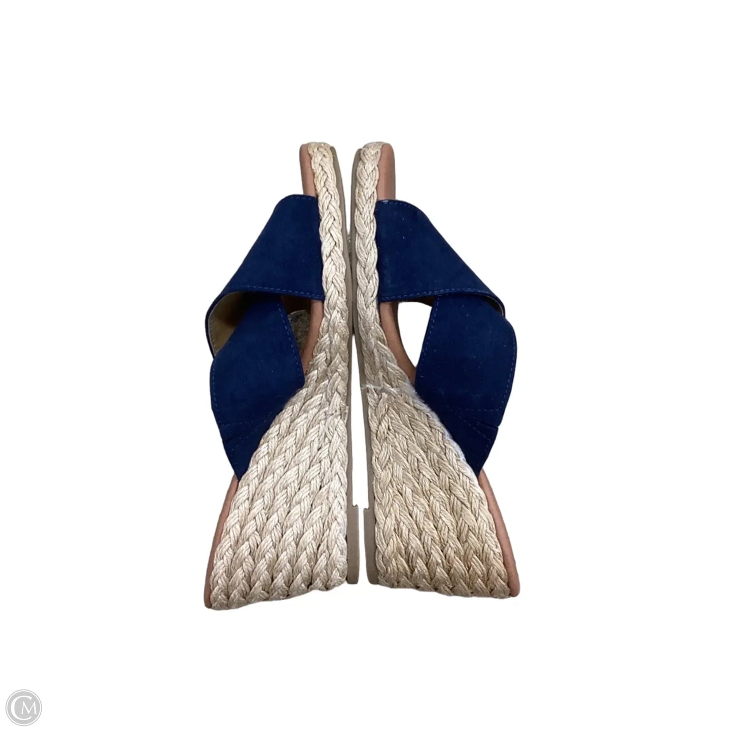 Sandals Heels Wedge By Tommy Bahama In Navy, Size: 7.5