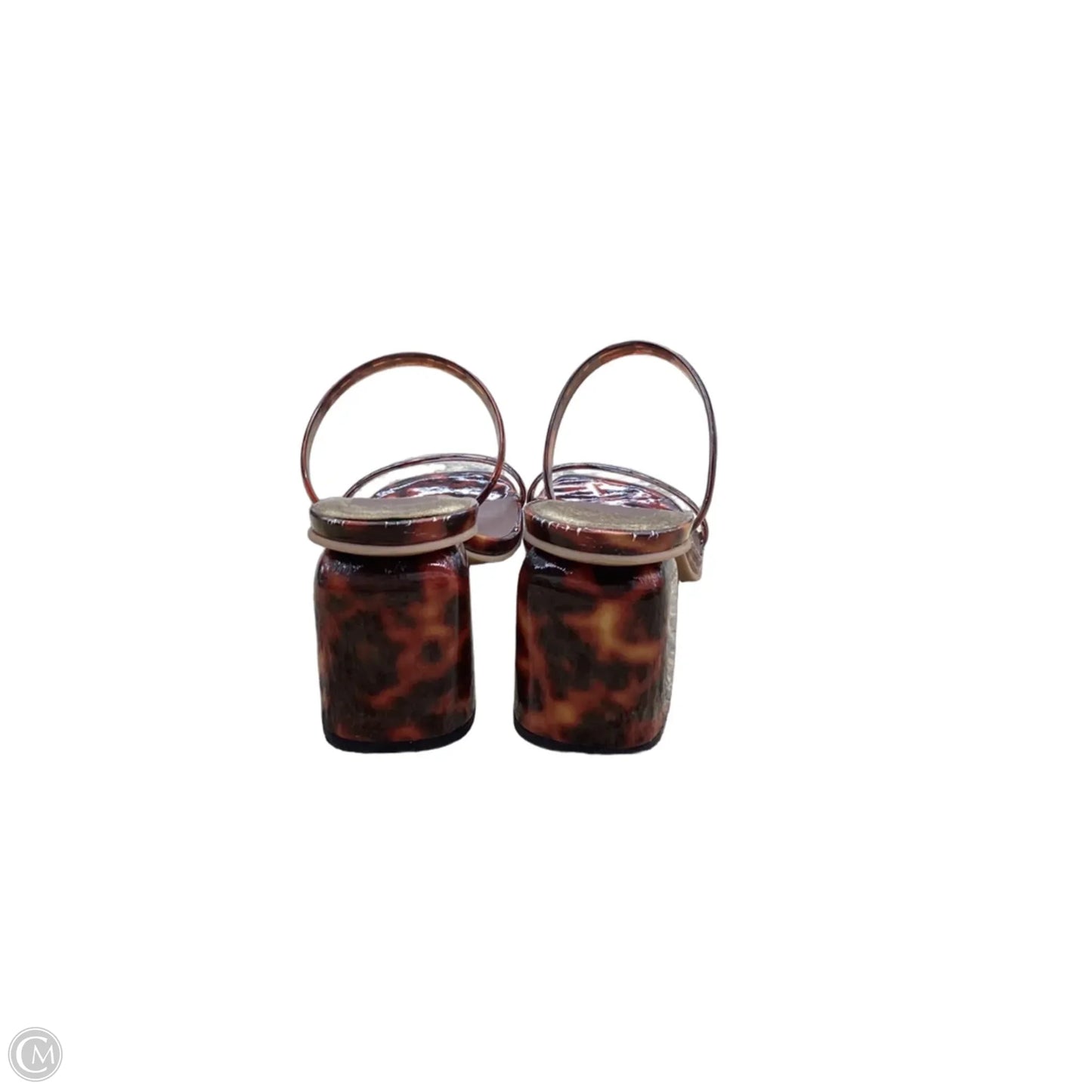 Sandals Heels Block By Dolce Vita In Tortoise Shell Print, Size: 7