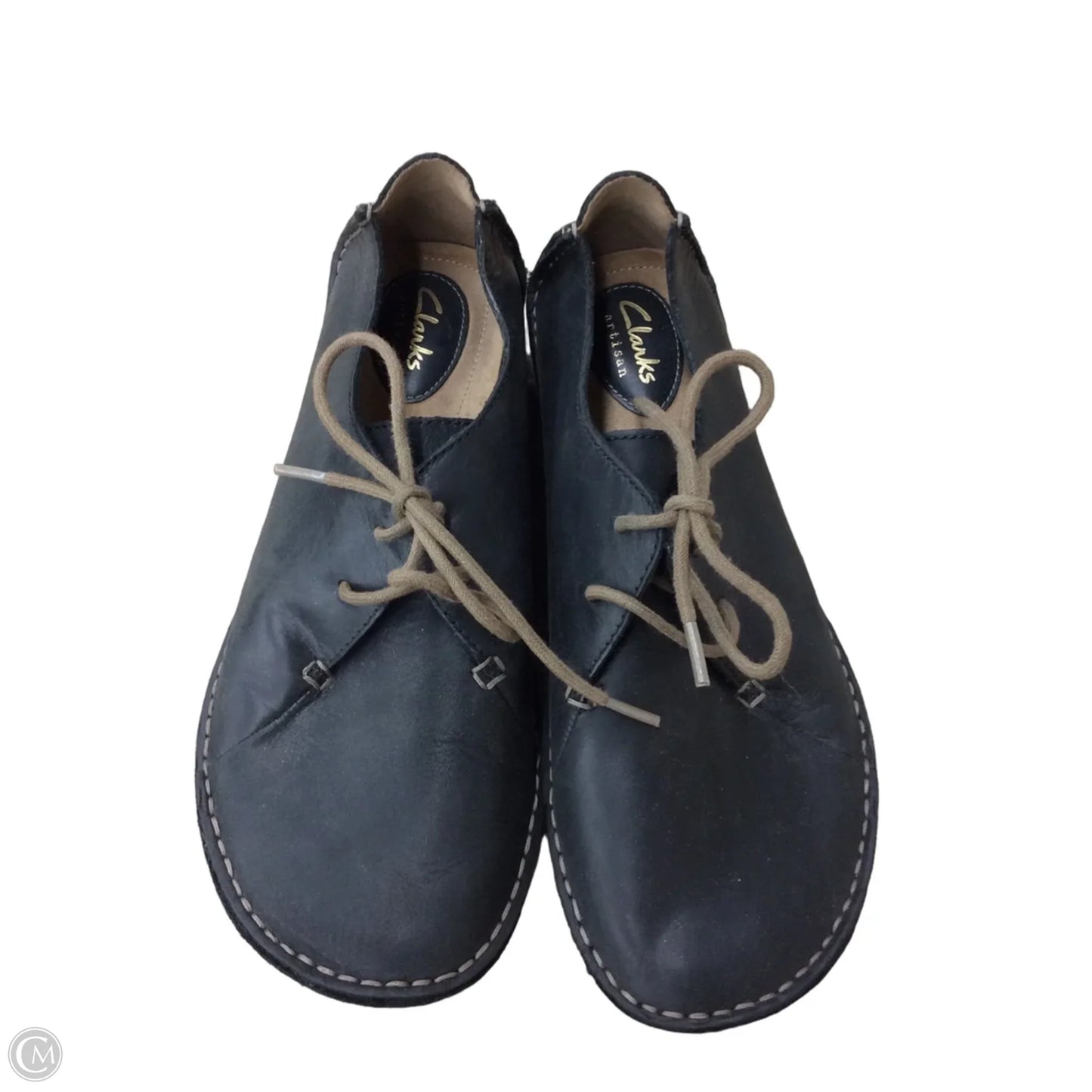 Shoes Flats By Clarks In Black, Size: 8