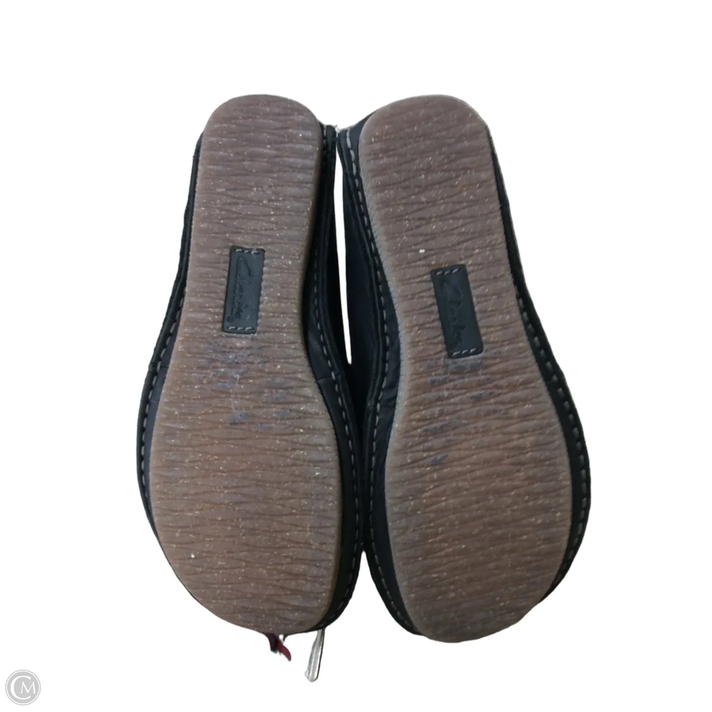 Shoes Flats By Clarks In Black, Size: 8
