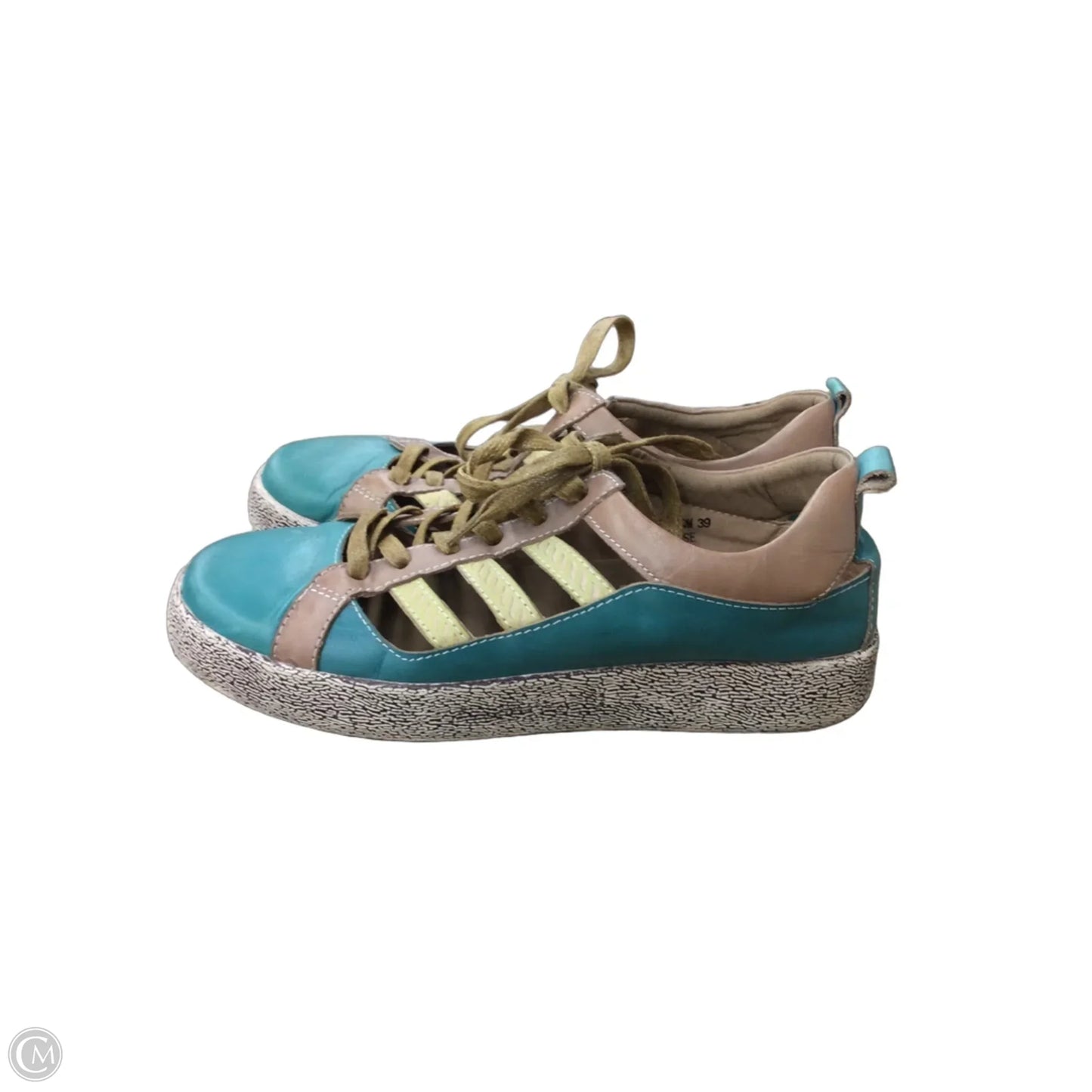 Shoes Flats By Spring Step In Brown & Green, Size: 8