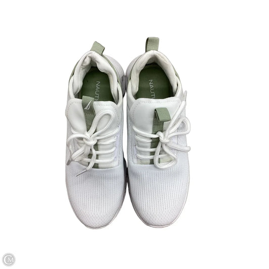 Shoes Athletic By Nautica In Green & White, Size: 8