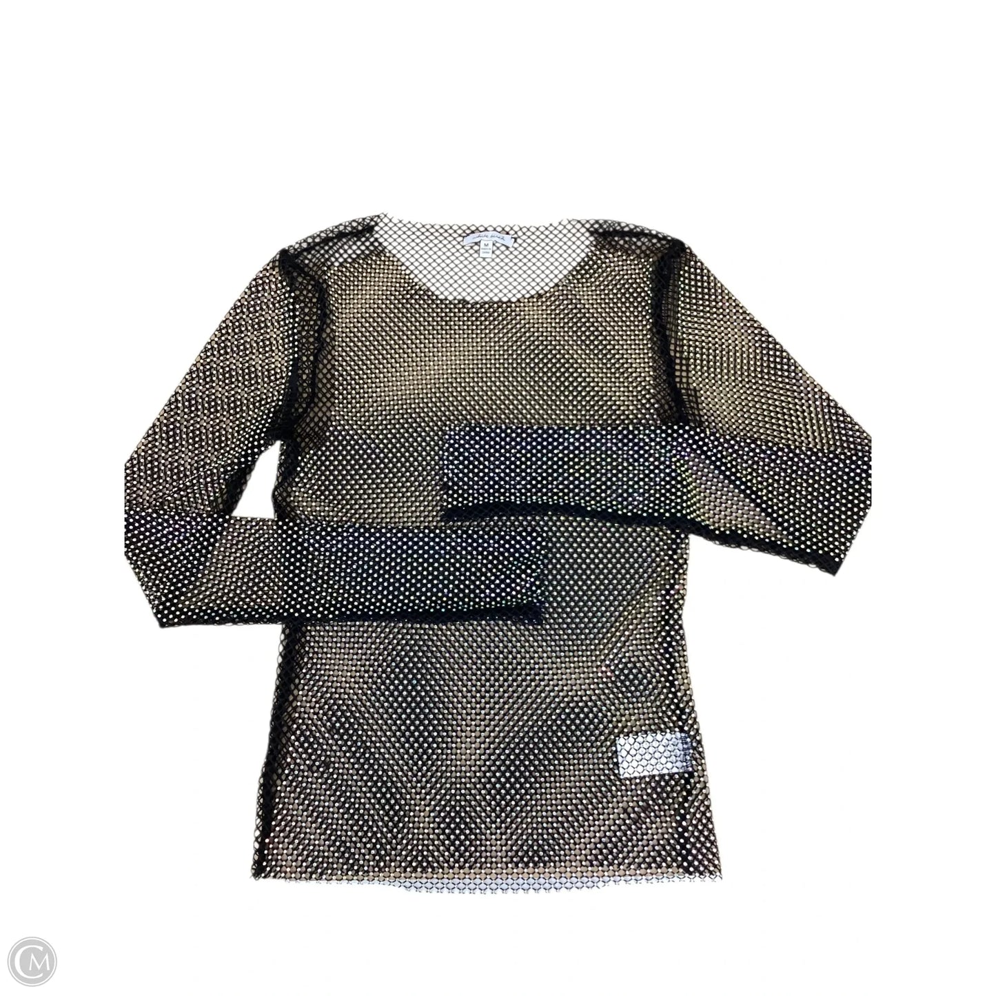 Top Long Sleeve By White Birch In Black, Size: M