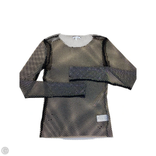 Top Long Sleeve By White Birch In Black, Size: M