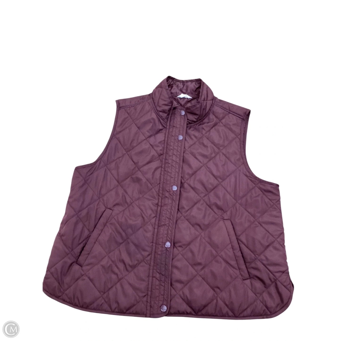 Vest Puffer & Quilted By Maurices In Maroon, Size: Xl