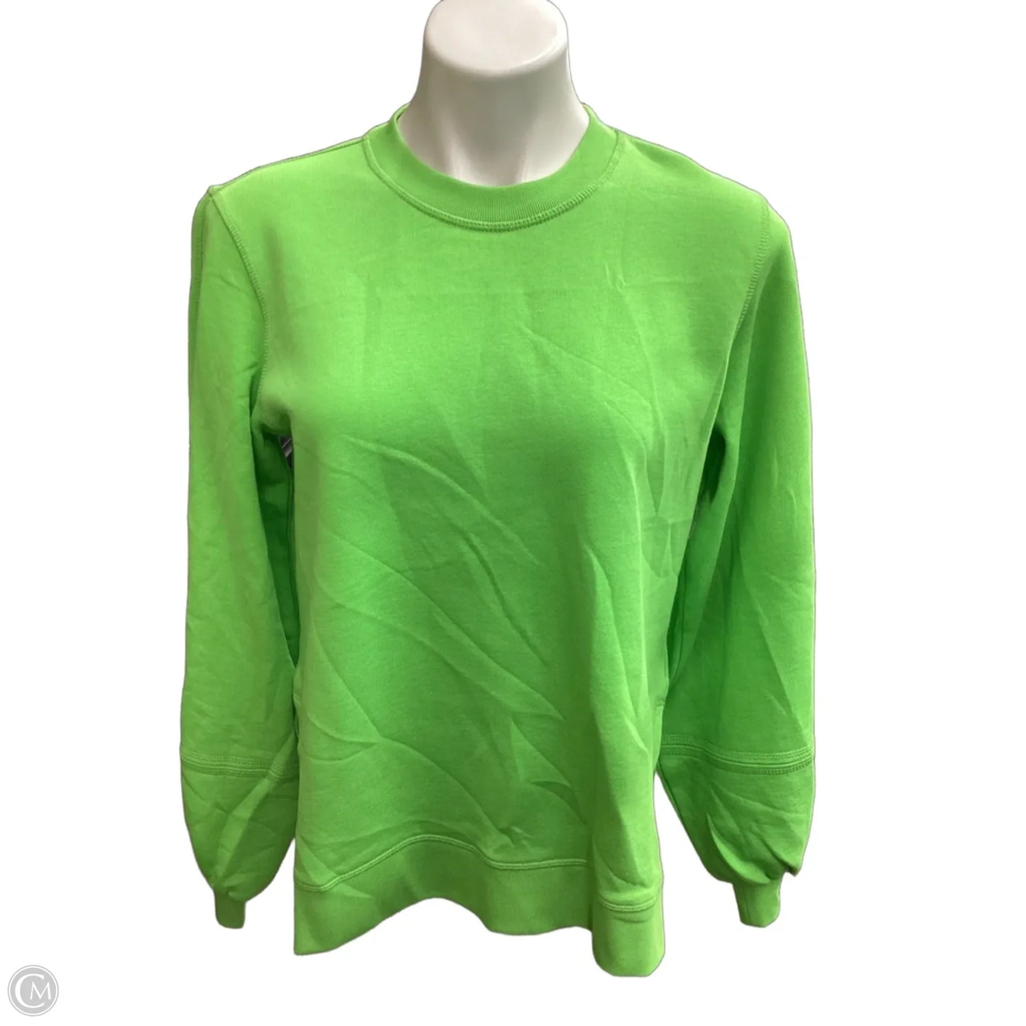 Sweatshirt Crewneck By Ganni In Green, Size: S