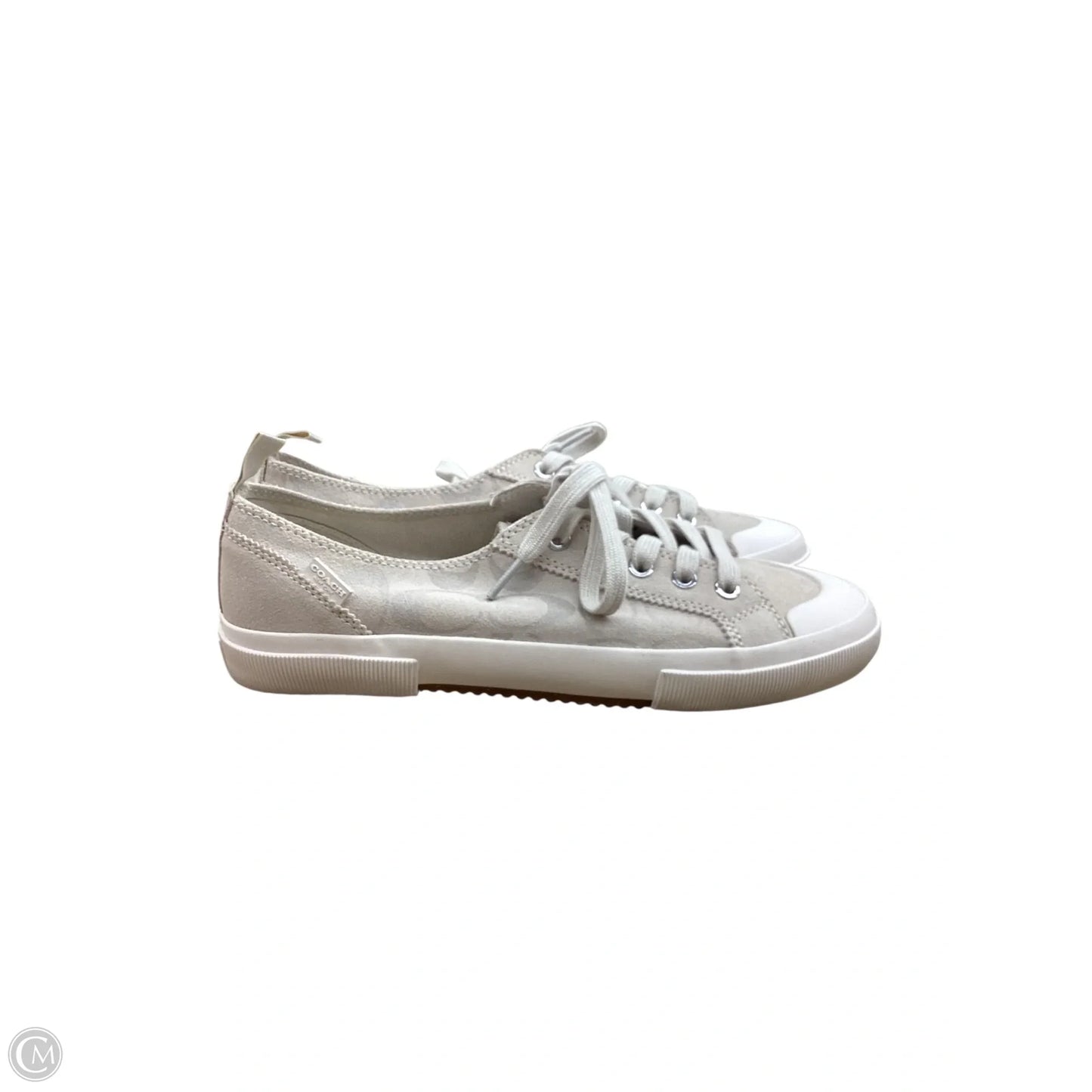 Shoes Designer By Coach In Taupe, Size: 9.5