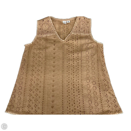 Blouse Sleeveless By Joie In Orange, Size: Xs