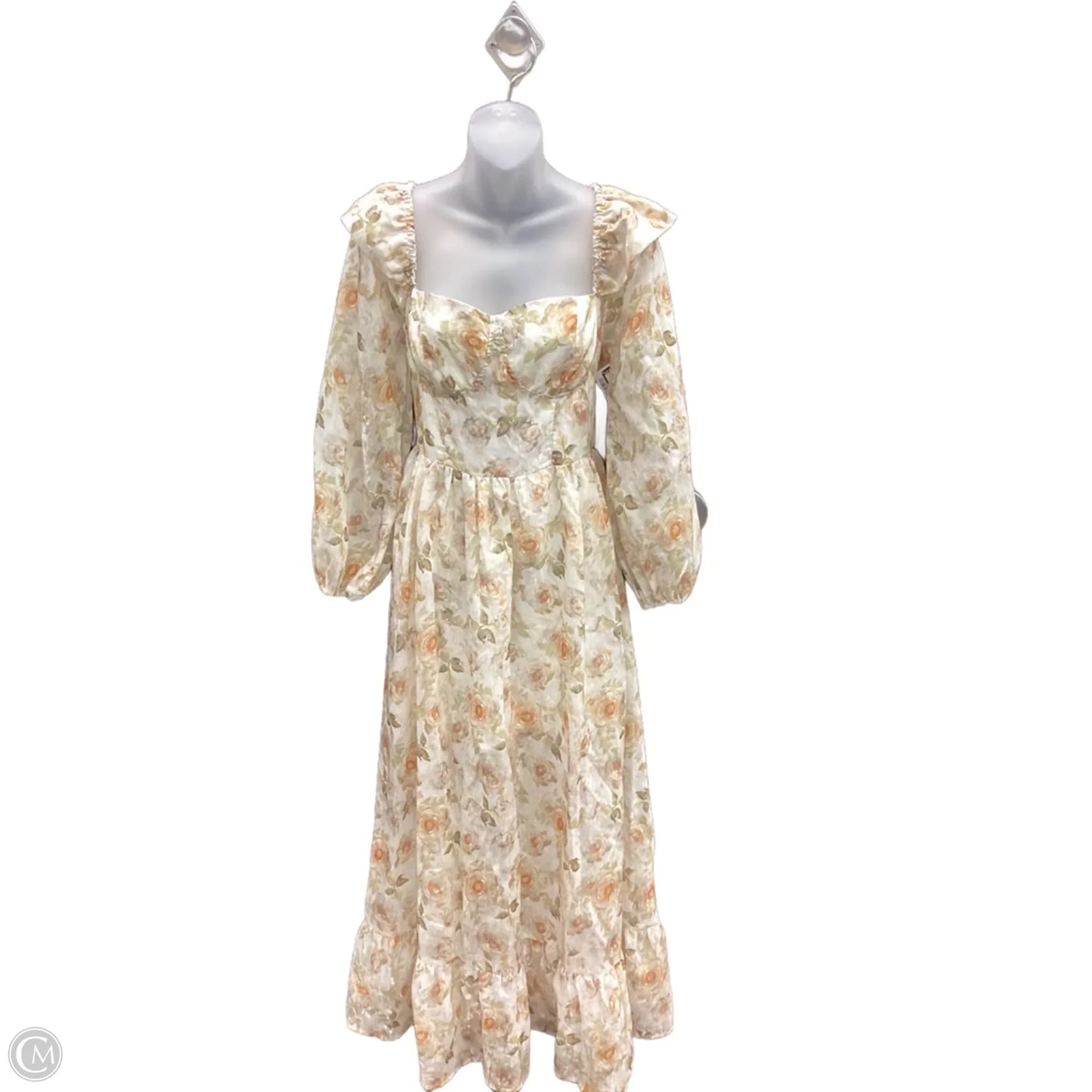Dress Casual Maxi By Clothes Mentor In Yellow, Size: M