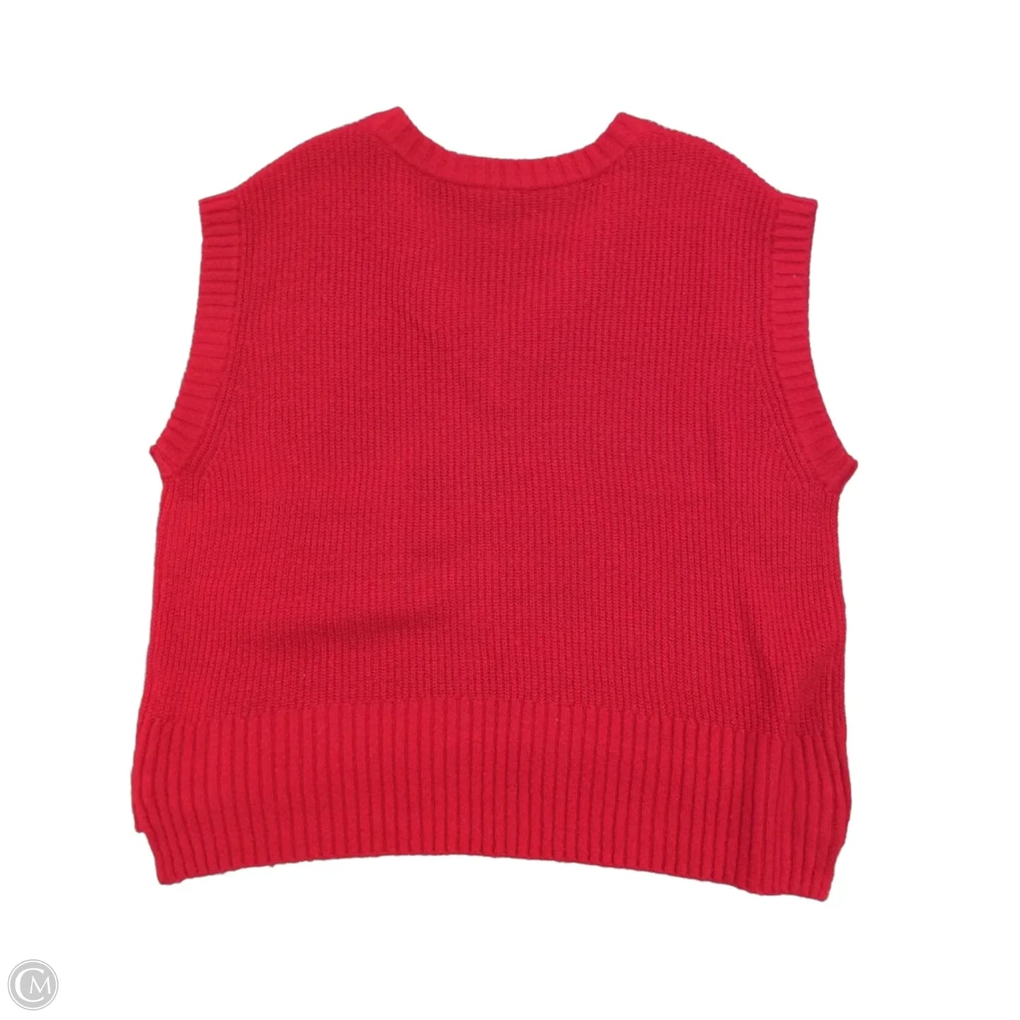 Vest Sweater By Charlie B In Red, Size: L