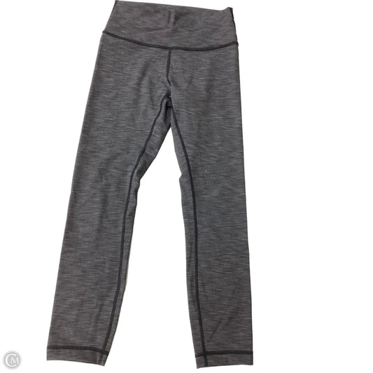 Athletic Leggings By Lululemon In Grey, Size: 6