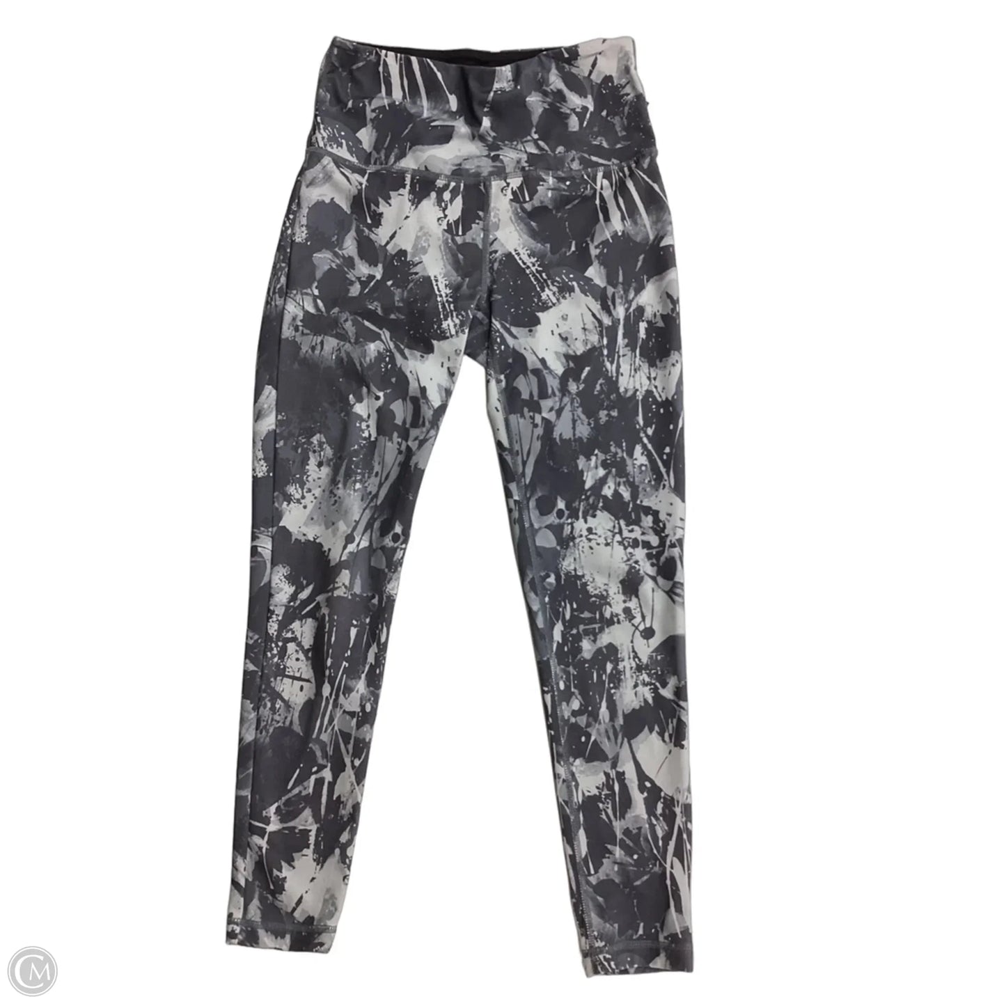 Athletic Leggings By Everlast In Grey, Size: S