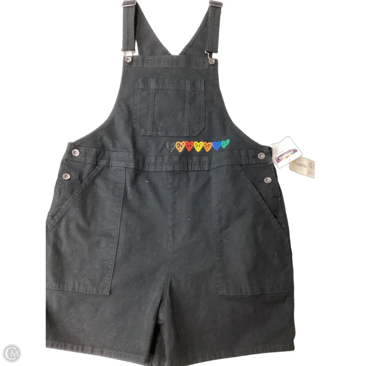 Shortalls By Target In Black, Size: Xl