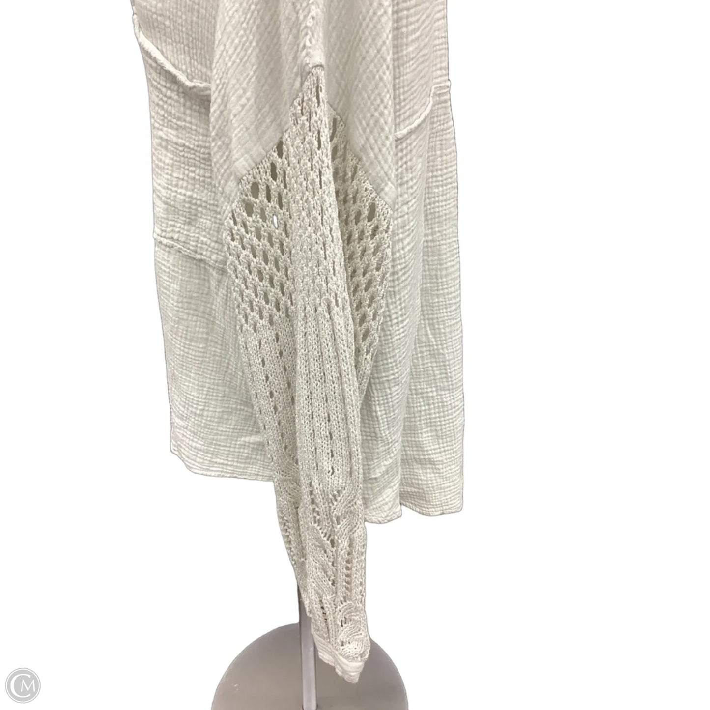 Top Long Sleeve By Pol In Taupe, Size: S