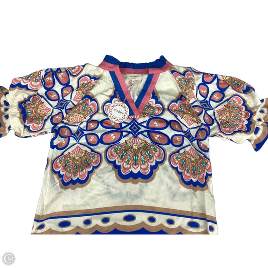 Top Short Sleeve By Umgee In Multi-colored, Size: S