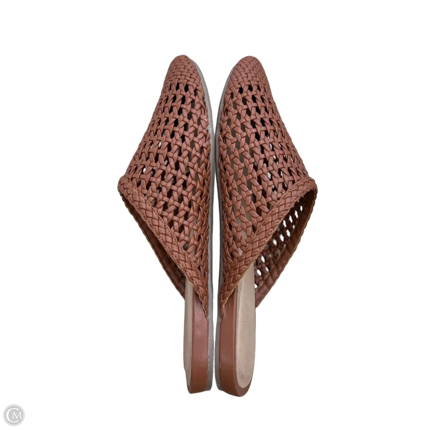 Shoes Flats By Clothes Mentor In Brown, Size: 11