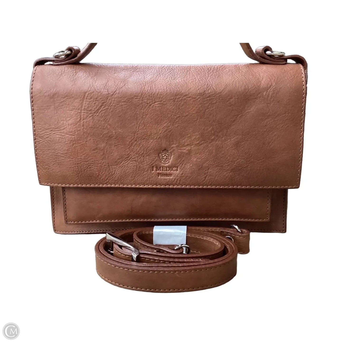 Crossbody Leather By Cmc, Size: Medium
