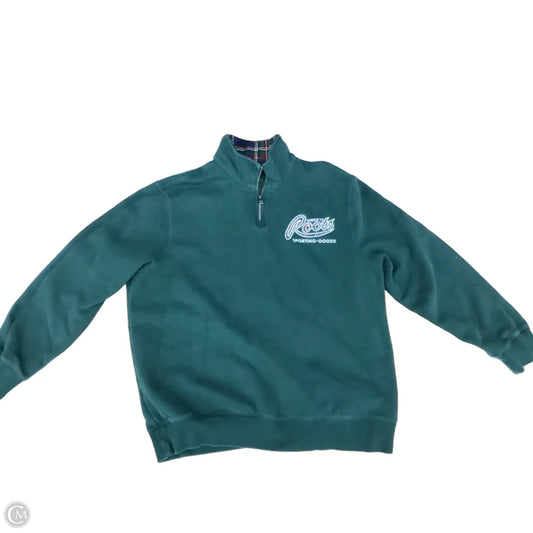 Sweatshirt Collar By Roots In Green, Size: Xl