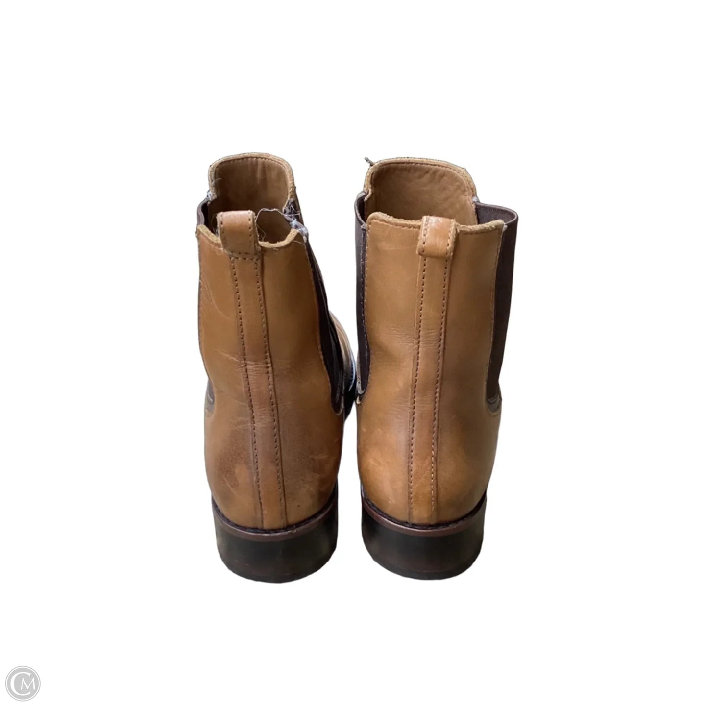 Boots Ankle Flats By Cmc In Brown, Size: 7.5