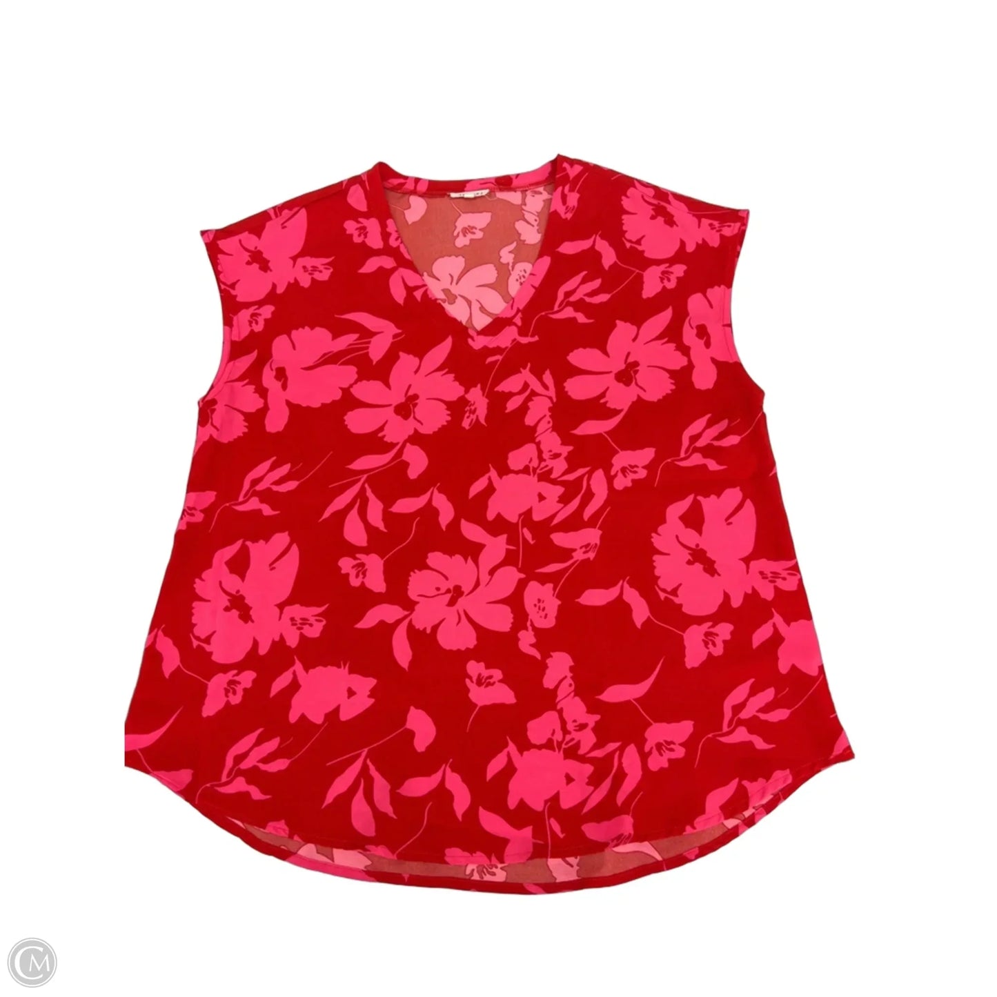 Blouse Sleeveless By Jodifl In Red, Size: S