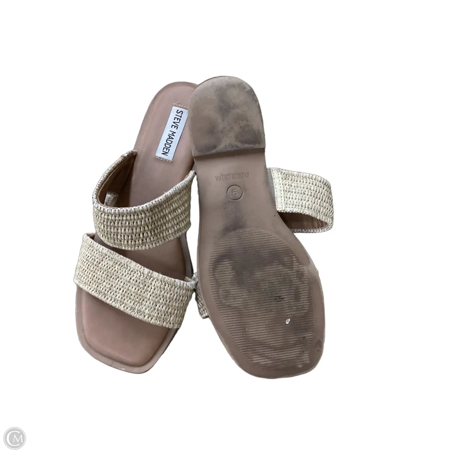 Sandals Flats By Steve Madden In Tan, Size: 9