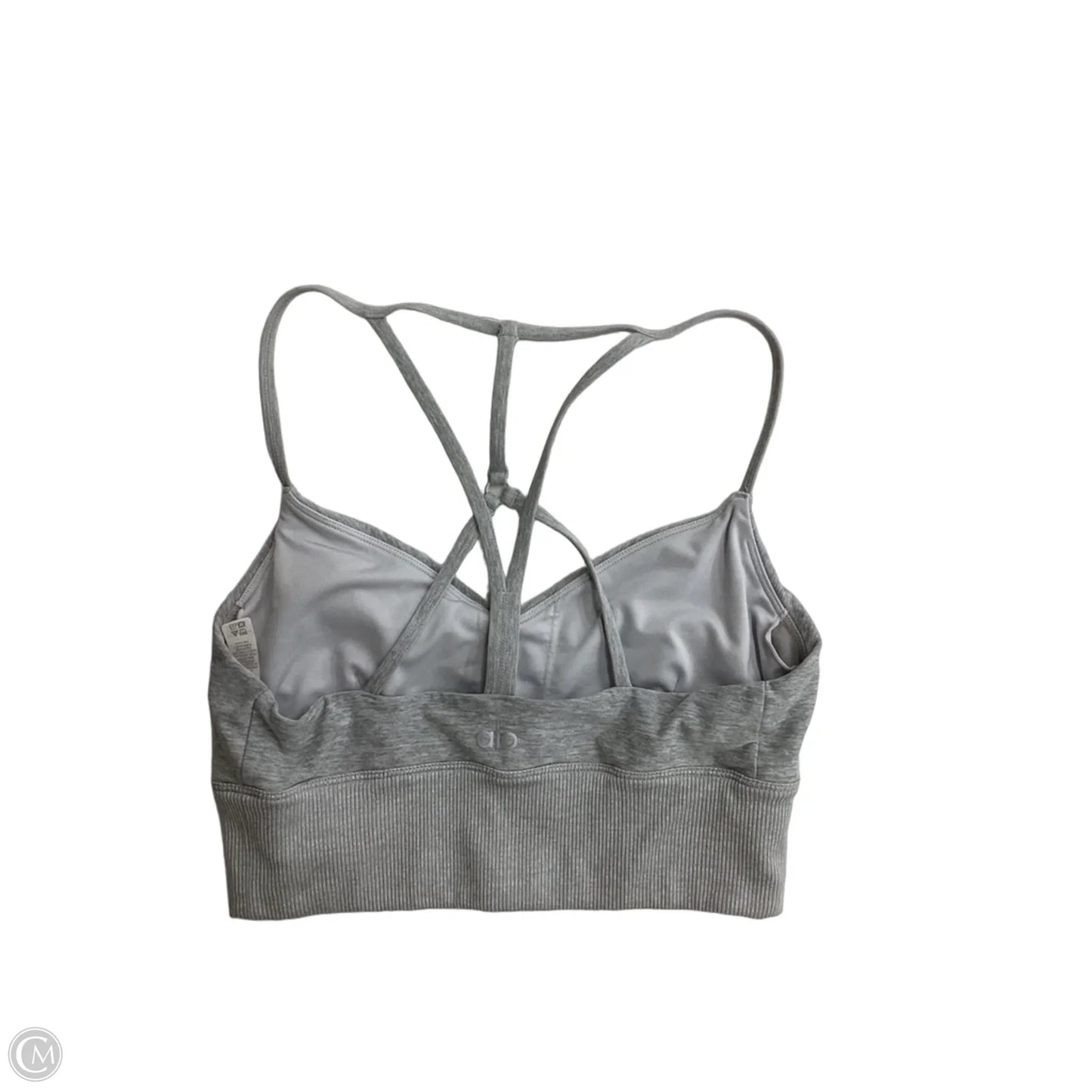 Athletic Bra By Alo In Grey, Size: S