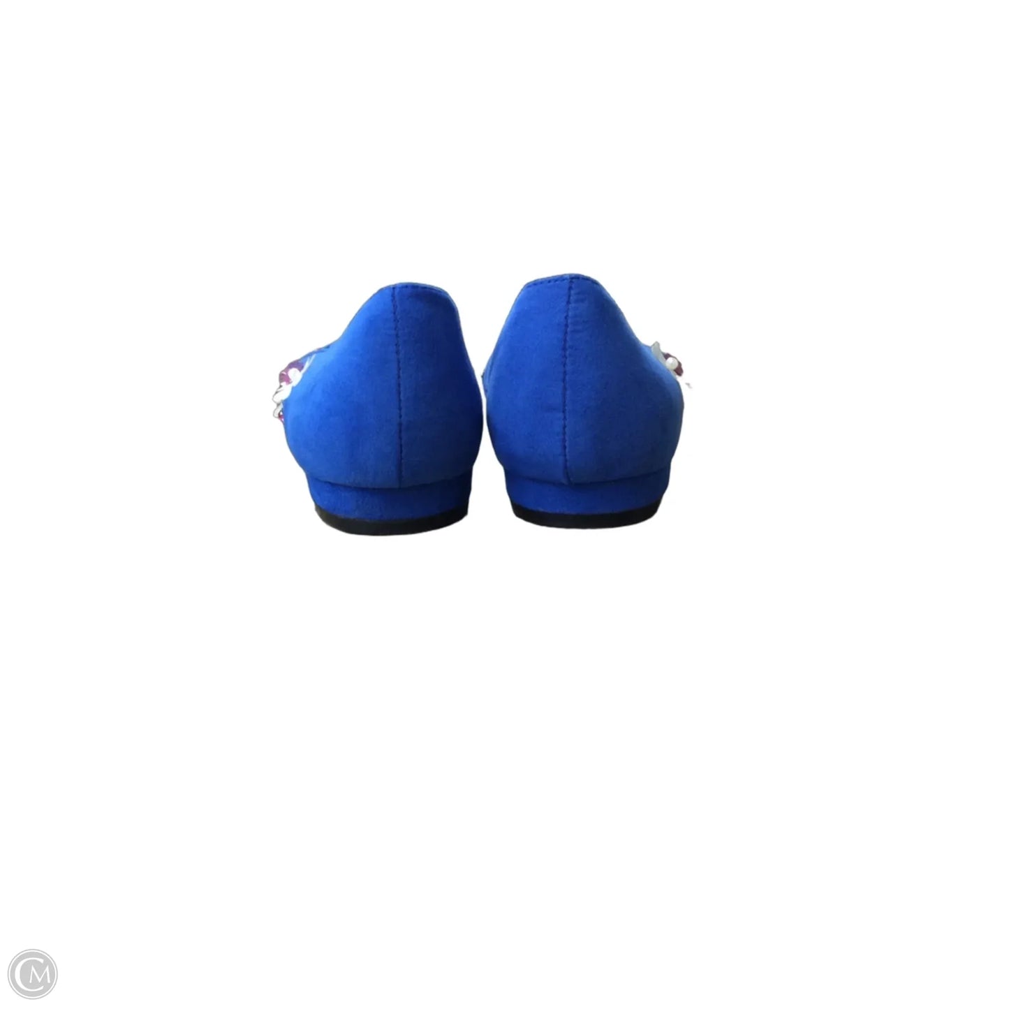 Shoes Flats By Betsey Johnson In Blue, Size: 6