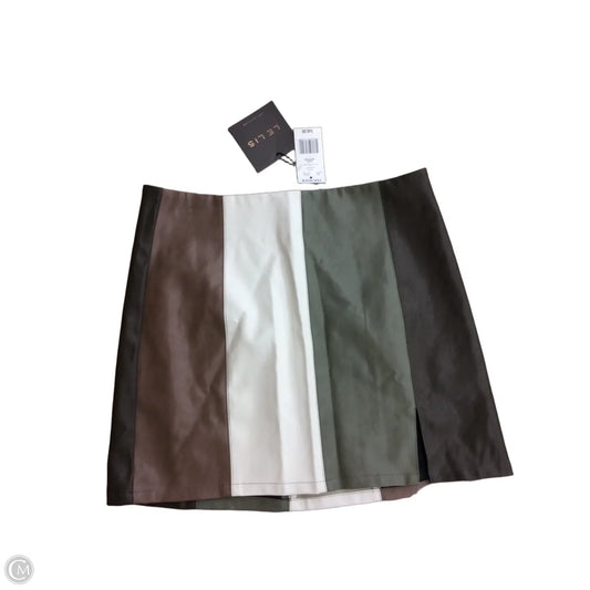Skirt Mini & Short By Le Lis In Multi-colored, Size: M