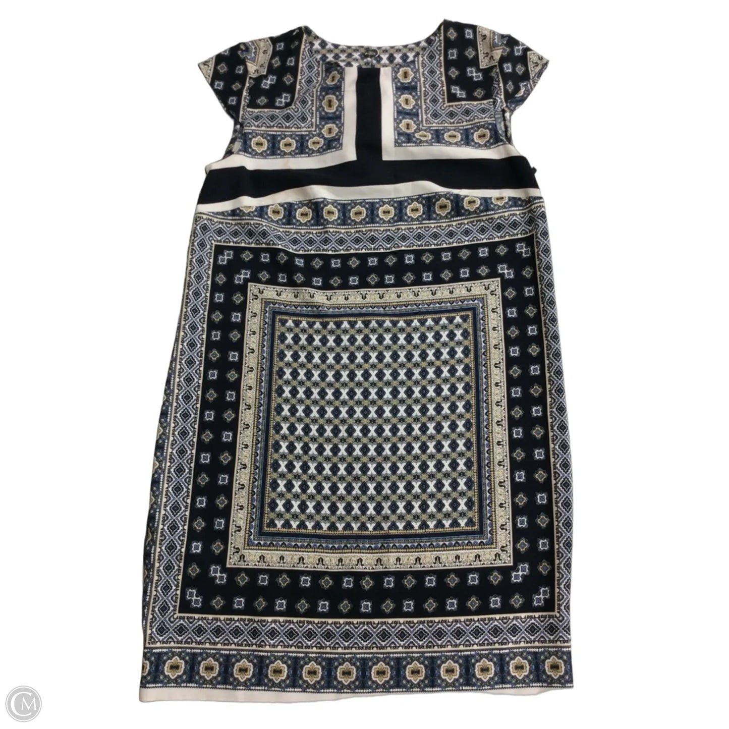 Dress Casual Short By Mng In Blue & White, Size: Xs