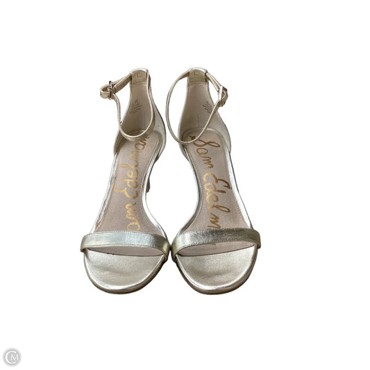 Shoes Heels Stiletto By Sam Edelman In Gold, Size: 7.5